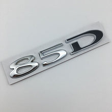 Load image into Gallery viewer, Suitable for Tesla MODEL3 S X Y 75D 85D 90D 100D displacement tail label metal car sticker