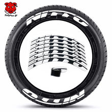 Load image into Gallery viewer, [One-piece set] Tire letter sticker one-piece set One-piece set Suitable for 4 tires No accessories included