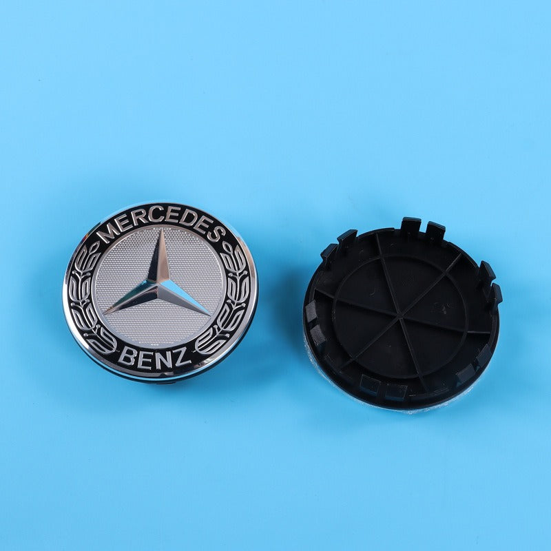 Suitable for wholesale 75mm wheel hub covers for all models of Mercedes Benz modified 12 foot car cover labels