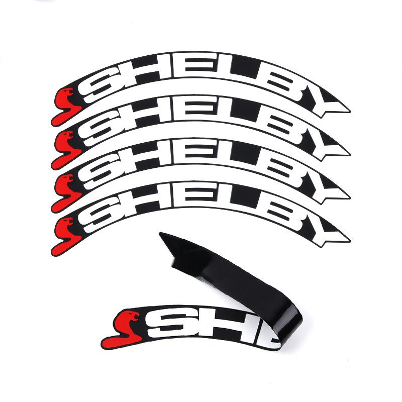 Car tire stickers tire letter stickers English letter 3D stickers