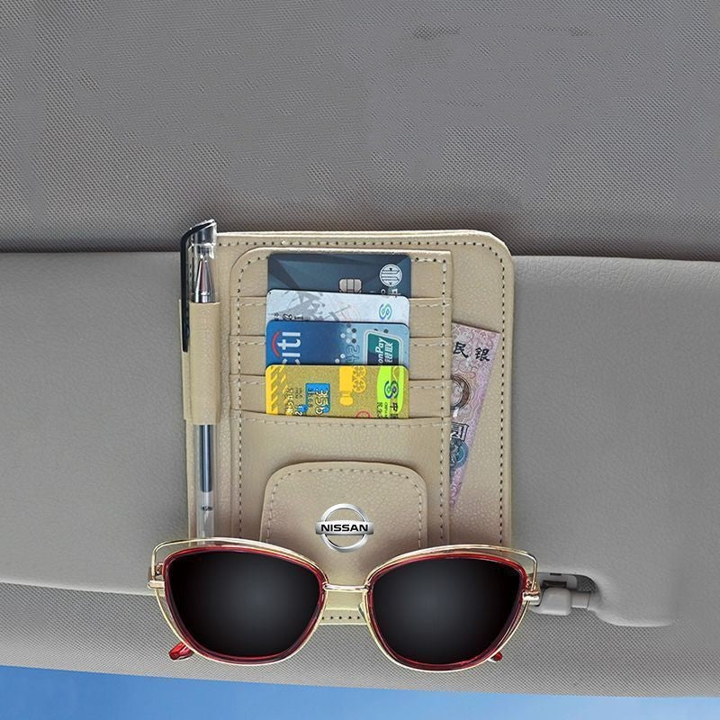 Suitable for Nissan Jinke Xiaoke Qijun Loulan Qida Xuan Yi car carrying glasses clip sunshade back clip storage clip