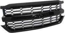 Load image into Gallery viewer, Front Bumper Upper Grille Grill Compatible with Chevrolet Silverado 1500 2016-2018 (Black)