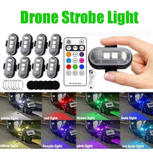 Load image into Gallery viewer, Wireless remote control aircraft light, car and motorcycle universal colorful flashing warning light, drone pilot light, charging