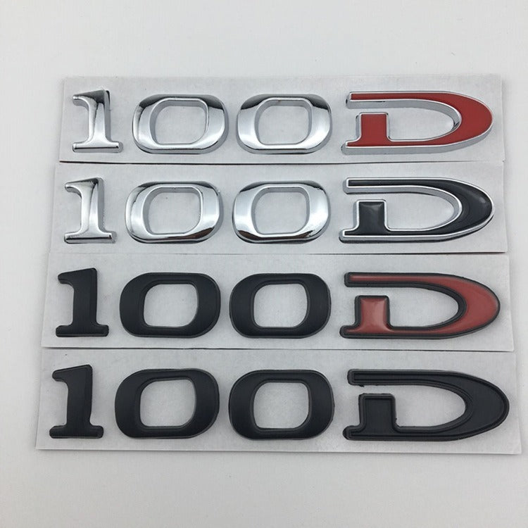 Suitable for Tesla MODEL3 S X Y 75D 85D 90D 100D displacement tail label metal car sticker