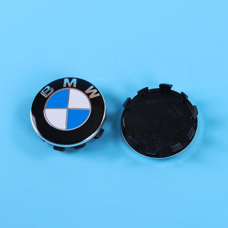 Suitable for BMW front and rear standard wheel hub covers 56/68mm 3 Series 5 Series X1X5X6M logo co branded center cover logo