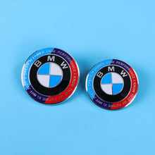 Load image into Gallery viewer, Suitable for BMW front and rear standard wheel hub covers 56/68mm 3 Series 5 Series X1X5X6M logo co branded center cover logo